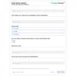 1 Must Have Daily Work Report Template | Free Download With Regard To Employee Daily Report Template