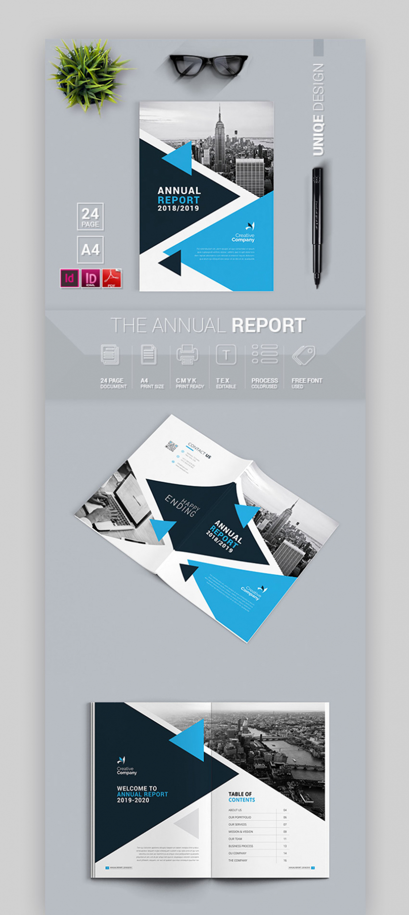 25+ Best Annual Report Template Designs – With Creative Regarding Illustrator Report Templates