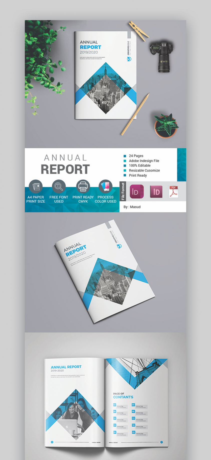 25+ Best Annual Report Template Designs – With Creative With Regard To Cover Page For Annual Report Template