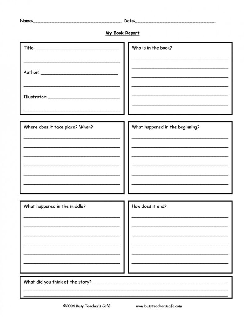 30 Book Report Templates &amp; Reading Worksheets with regard to Book Report Template In Spanish