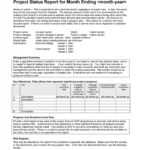 40+ Project Status Report Templates [Word, Excel, Ppt] ᐅ Inside Company Progress Report Template