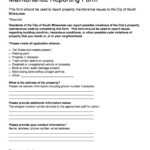 48 Editable Maintenance Report Forms [Word] ᐅ Templatelab With Regard To Equipment Fault Report Template