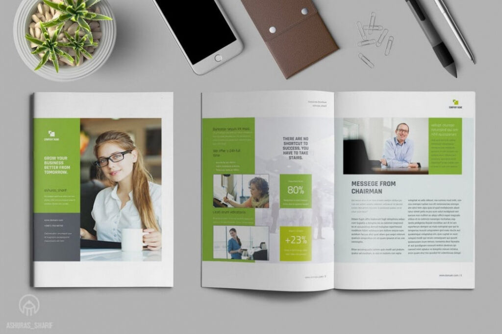 50+ Annual Report Templates (Word &amp; Indesign) 2020 | Design in Ind Annual Report Template