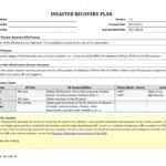 52 Effective Disaster Recovery Plan Templates [Drp] ᐅ Intended For Dr Test Report Template