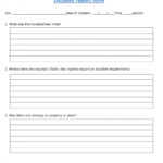 60+ Incident Report Template [Employee, Police, Generic] ᐅ Within Itil Incident Report Form Template