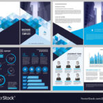 Annual Report Template Simple Document Financial Vector Image with Illustrator Report Templates