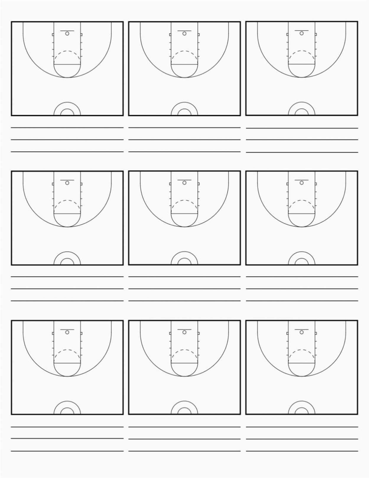 Basketball Scouting Report Template