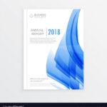 Business Annual Report Cover Page Template In A4 Vector Image pertaining to Cover Page For Annual Report Template