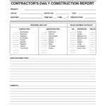 Construction Daily Report Template Excel – Fill Online In Daily Reports Construction Templates