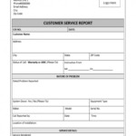 Customer Service Report Template – Excel Word Templates Inside Company Report Format Template