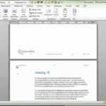 Demonstration Of Word Report Template Pertaining To It Report Template For Word