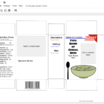 Design A Cereal Box In Google Drawing: Book Report Idea throughout Cereal Box Book Report Template