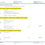 Electrical Installation Condition Report Sample And Free Pertaining To Equipment Fault Report Template