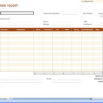 Expense Report Excel Template | Reporting Expenses Excel Intended For Expense Report Spreadsheet Template Excel