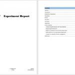 Experiment Report Template – Microsoft Word Templates With Regard To Microsoft Word Templates Reports