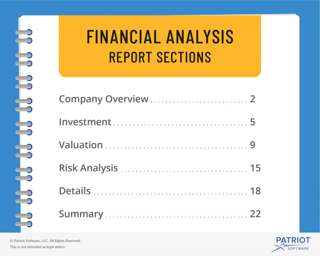 Financial Analysis Report | Steps, Sections, &amp; More with Credit Analysis Report Template