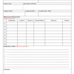 Fixture Inspection Documentation For Engineering - inside Engineering Inspection Report Template