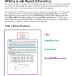 Formal Lab Report Example Chemistry – Docsity Regarding Chemistry Lab Report Template