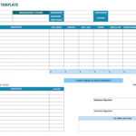 Free Accounting Templates In Excel | Smartsheet For Air Balance Report Template