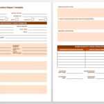 Free Incident Report Templates & Forms | Smartsheet With Regard To Fault Report Template Word
