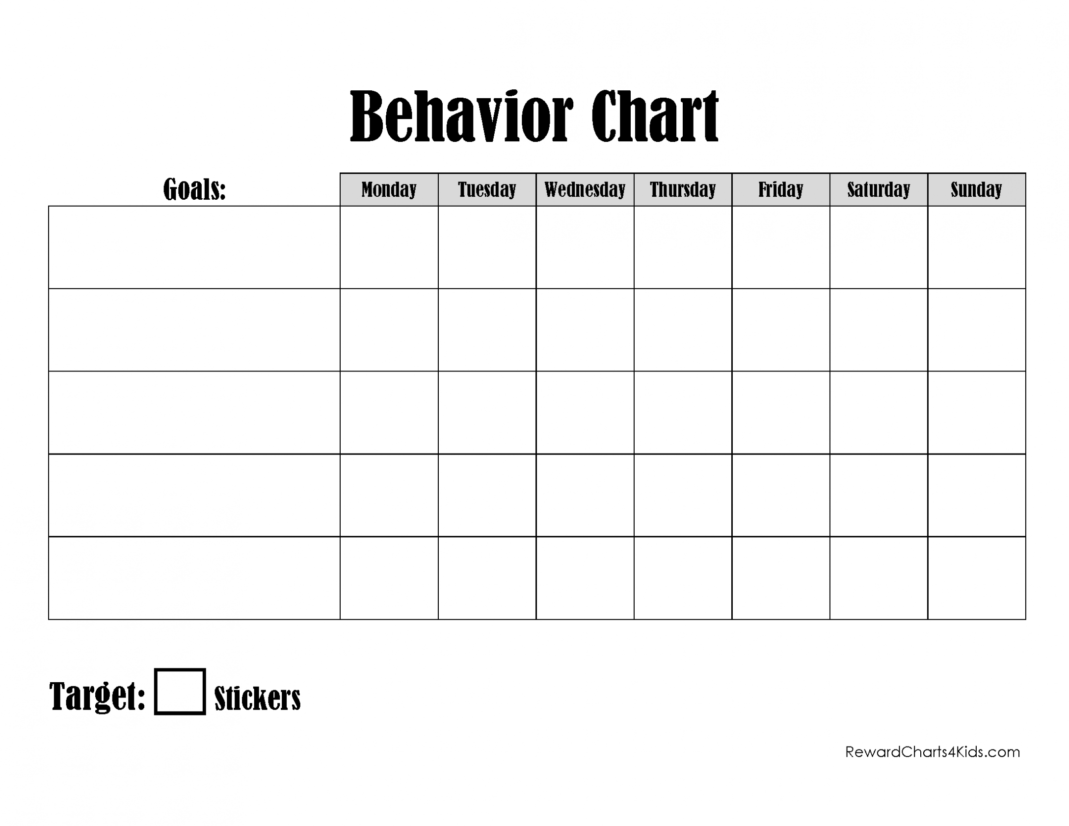 Free Printable Behavior Charts | Customize Online | Hundreds Throughout Daily Behavior Report Template