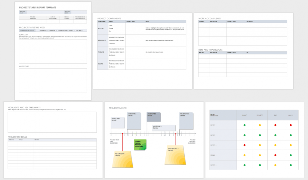 Free Project Report Templates | Smartsheet inside Manager Weekly Report Template