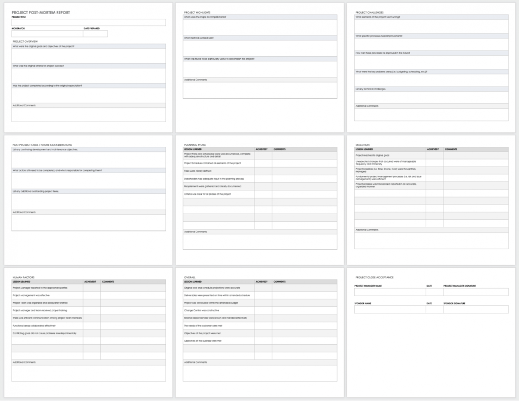 Free Project Report Templates | Smartsheet intended for Customer Visit Report Template Free Download