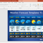 Free Weather Forecast Powerpoint Template - Free Powerpoint intended for Kids Weather Report Template