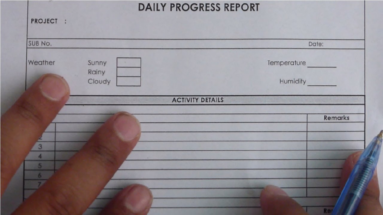 How To Write Daily Progress Report | Construction Project In Urdu/Hindi Regarding Construction Daily Progress Report Template