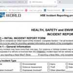 Incident Report Form – Hsse World In Hse Report Template