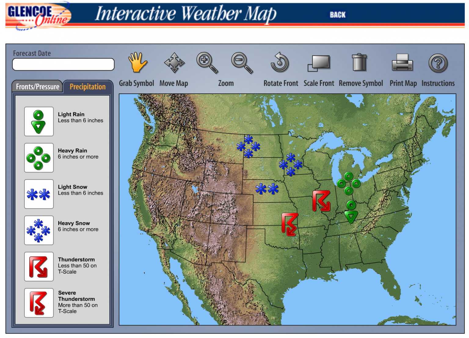 Interactive Weather Map | The Techie Teacher® Inside Kids Weather Report Template