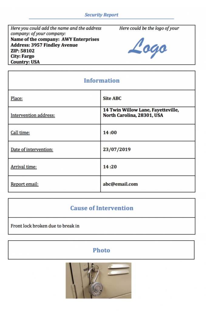 Intervention Reports Using An Iphone, Ipad, Android Or Windows intended for Intervention Report Template