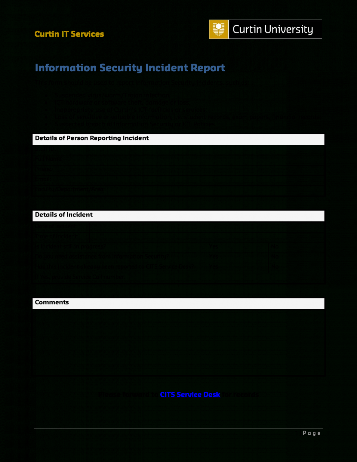 incident-report-template-microsoft