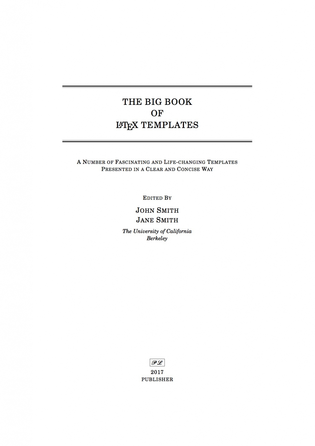 Latex Templates » Title Pages Intended For Latex Template For Report