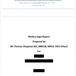 Medicolegal Reporting - Mr Thomas Chapman with Medical Legal Report Template