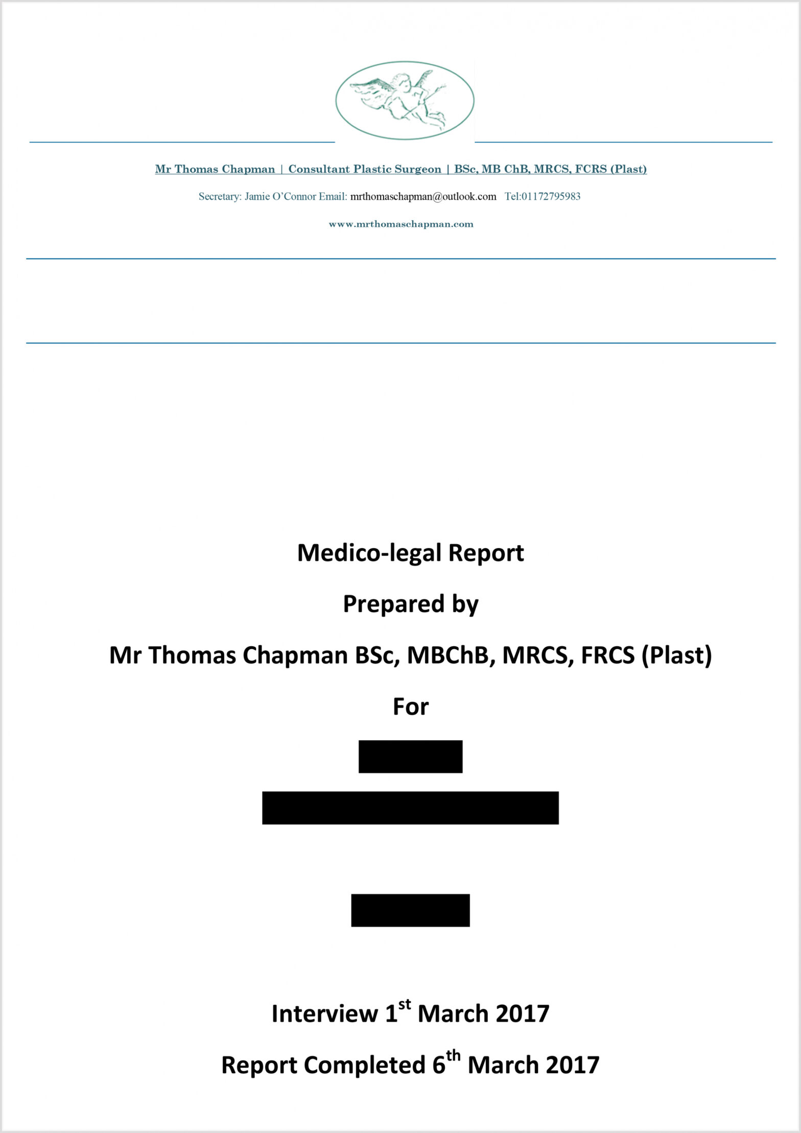 Medical Legal Report Template