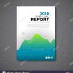 Modern Vector Annual Report Review Design Template With Big Intended For Annual Review Report Template