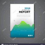 Modern Vector Annual Report Review Design Template With Big Within Cover Page For Annual Report Template