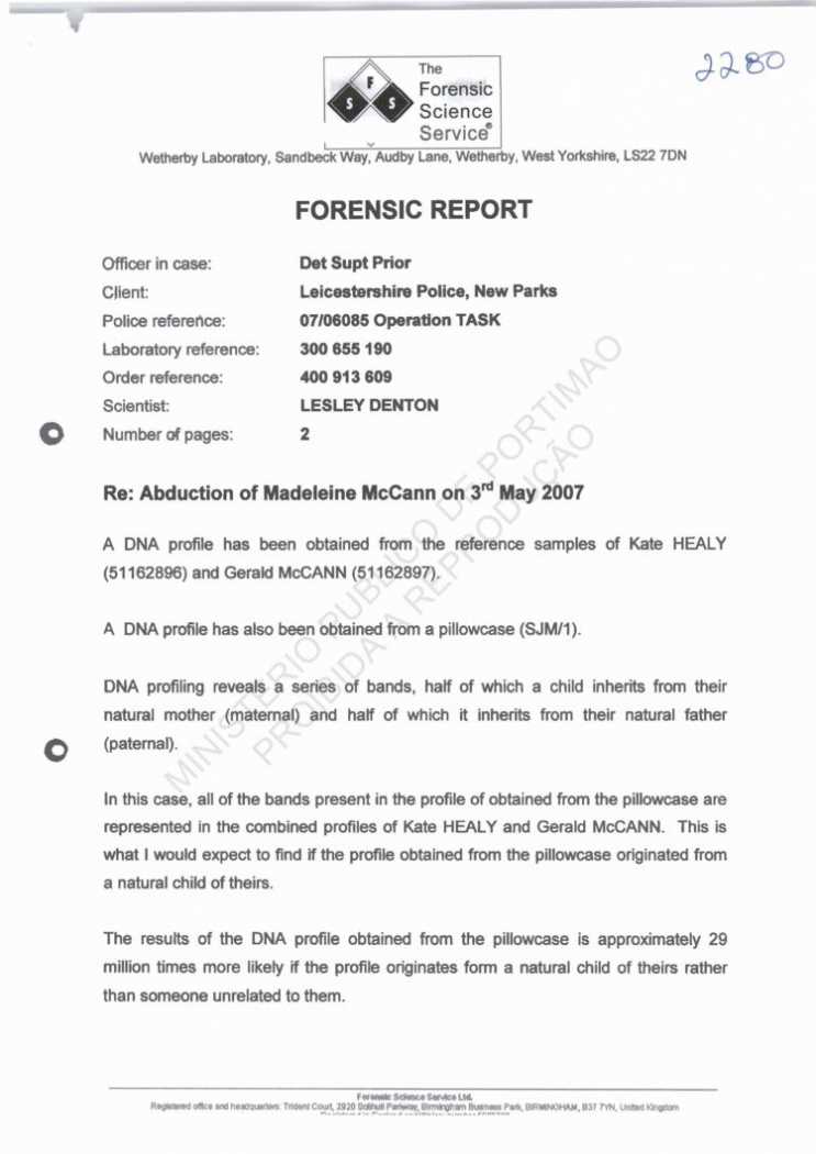 Forensic Report Template