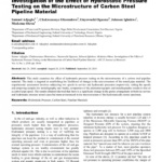 Pdf) Investigation Of The Effect Of Hydrostatic Pressure Pertaining To Hydrostatic Pressure Test Report Template