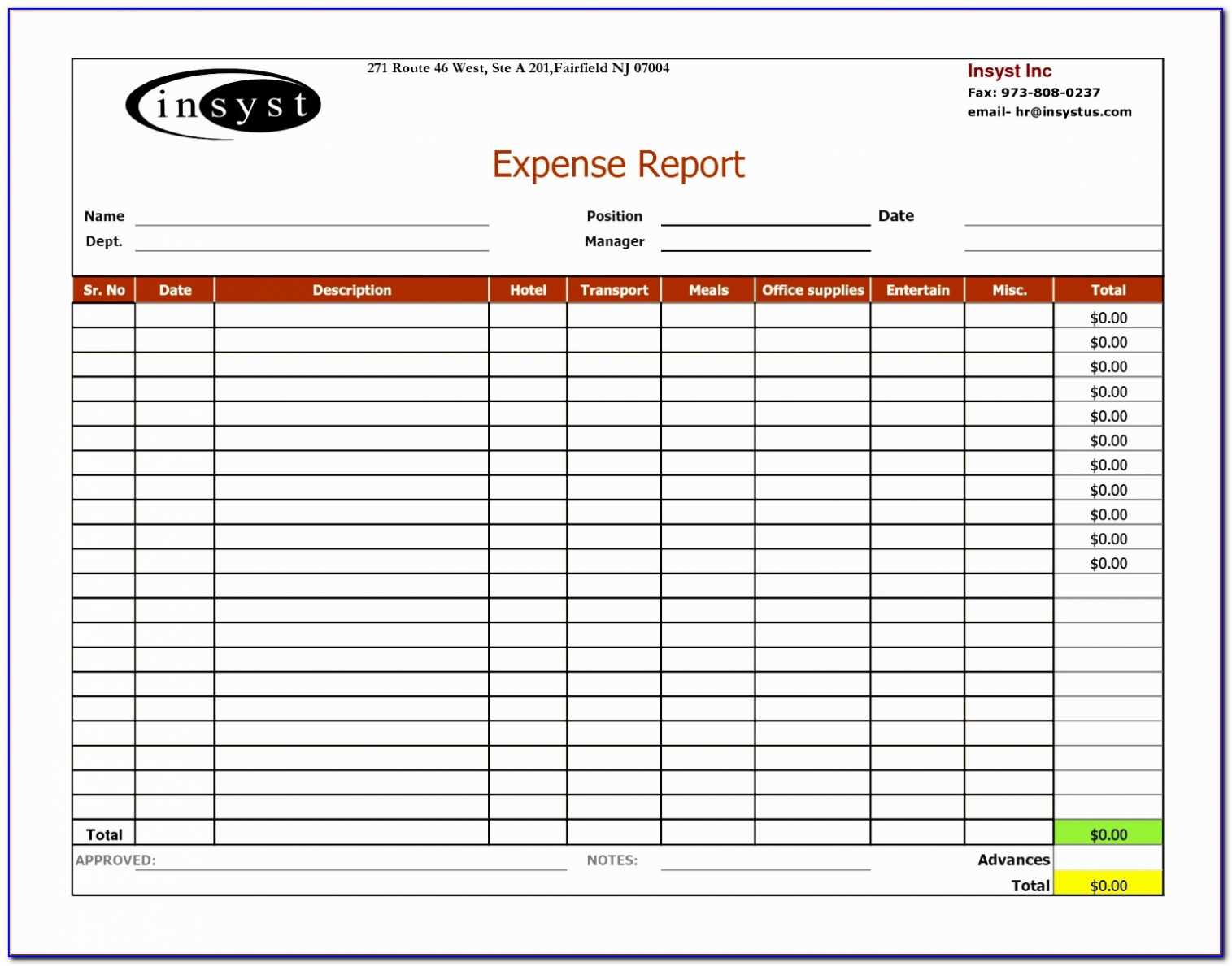 microsoft-word-expense-report-template