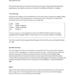 Short Business Report Example | Templates At With Regard To Company Report Format Template