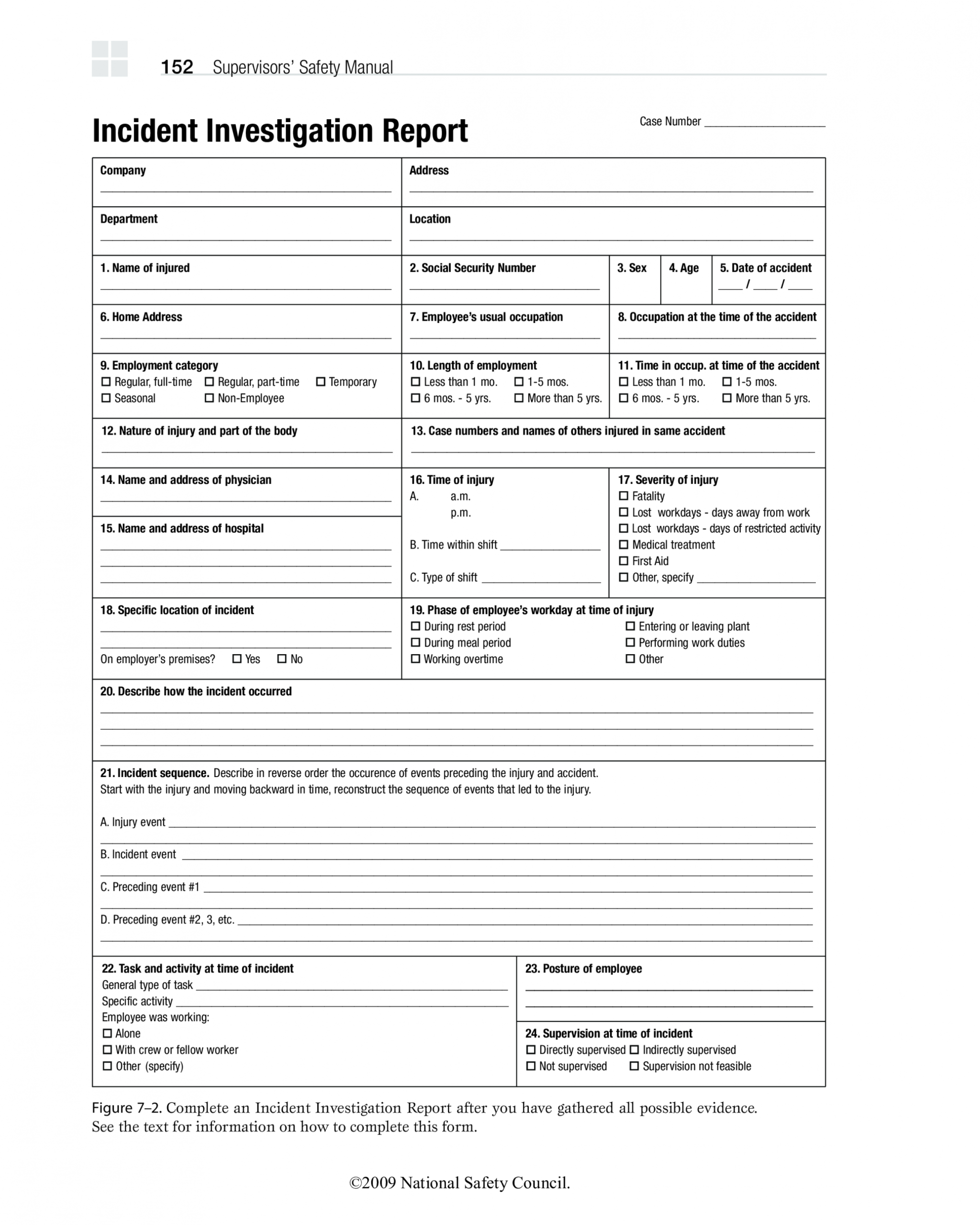 Template: Incident Investigation Report Template. Incident Intended For Investigation Report Template Doc