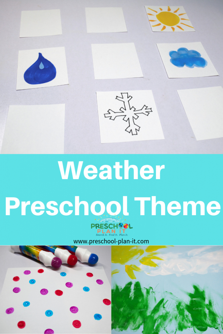 Weather Theme For Preschool With Kids Weather Report Template