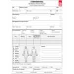 Workplace Patient Report Forms  10 Pack | St John Ambulance Inside Incident Report Form Template Qld