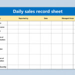 Wps Template – Free Download Writer, Presentation Throughout Free Daily Sales Report Excel Template