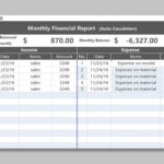 Wps Template - Free Download Writer, Presentation with regard to Financial Reporting Templates In Excel